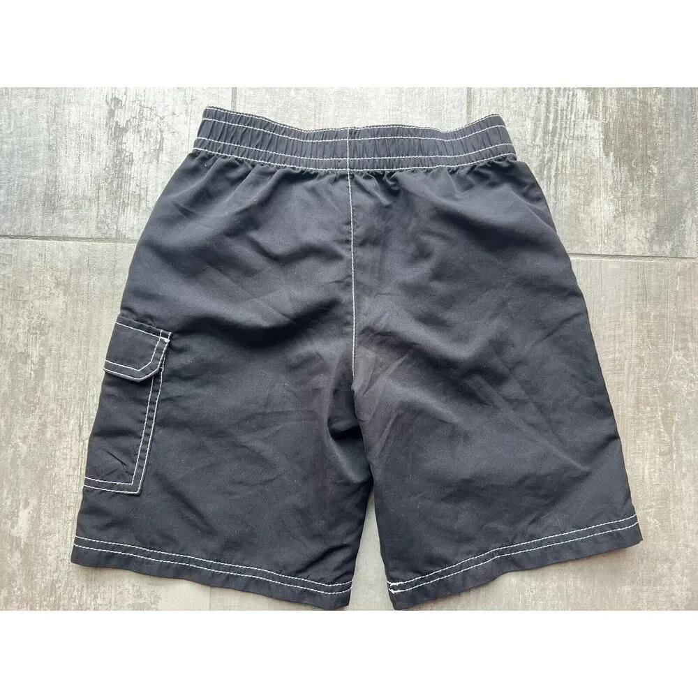 Okie Dokie Pull On Cargo Shorts Boys Kids Elastic Athletic Swim Surf Quick Dry 6